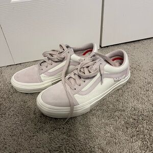 Vans Lavender/White Low-Top Sneakers